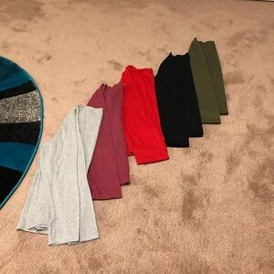 Stylish Women's Skirt Collection - Multi-Color, boat neck tee, selling as a set